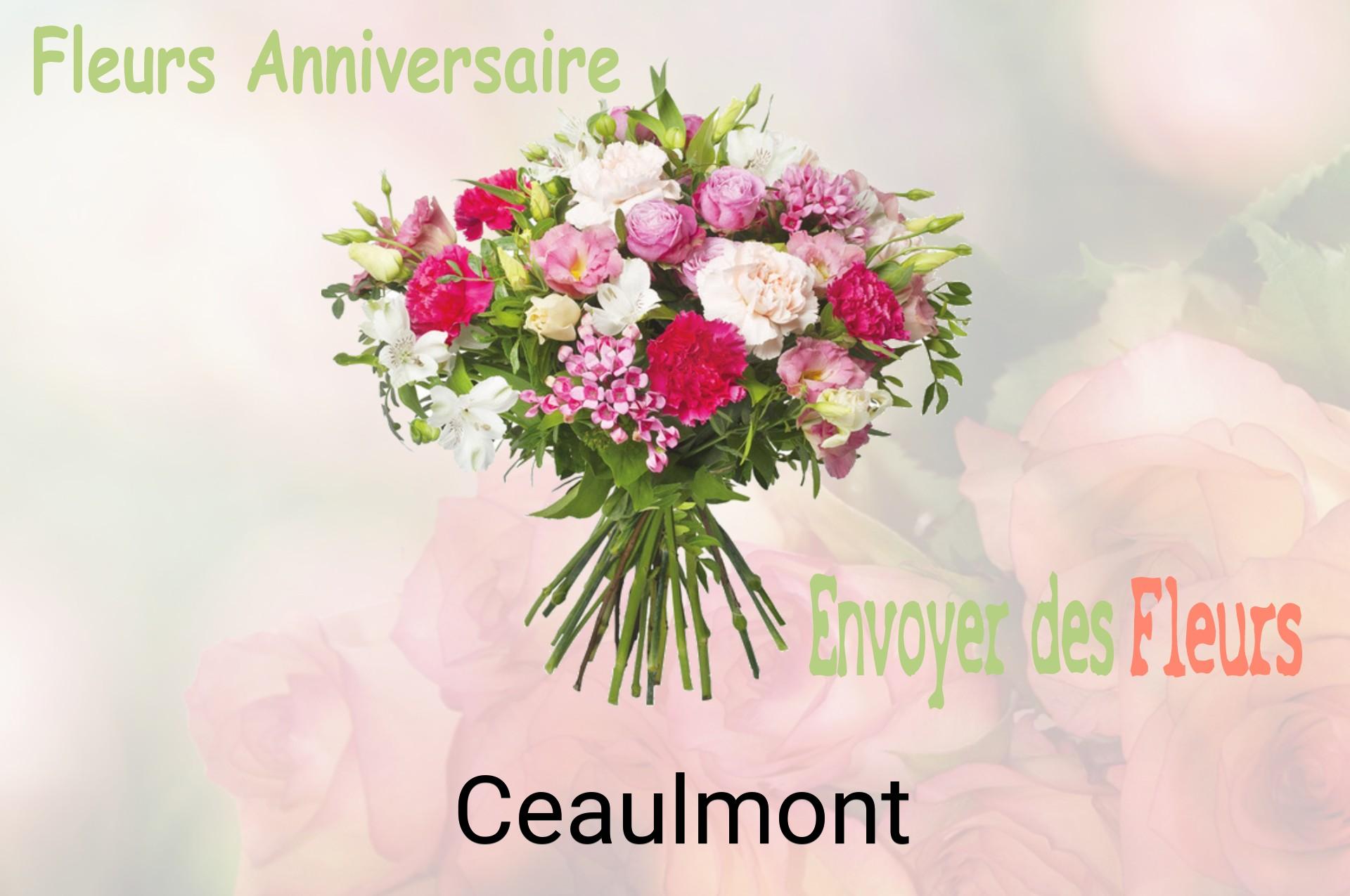 Bouquet de fleurs d’anniversaire livré à Ceaulmont